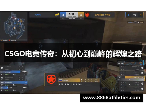 CSGO电竞传奇：从初心到巅峰的辉煌之路