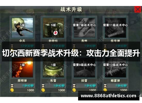 切尔西新赛季战术升级：攻击力全面提升